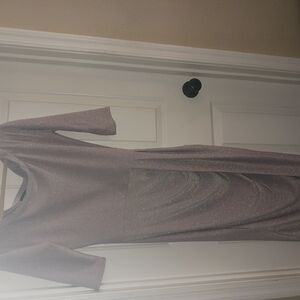 Purple Long Sleeve Bodycon Dress for Wedding Guest